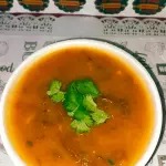 Caldo de Abobora com Carne Seca