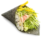 Temaki Califórnia com arroz