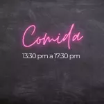 Comida 13:30 pm a 17:30 pm
