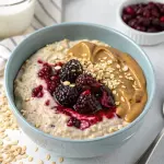 Gourmet Oats Bowl with Almond Butter