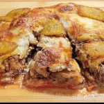 LASAÑA PLATANO MECHADA