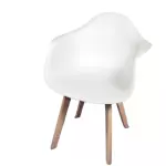 Sillon Tulip Base de Madera