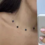 Choker de bolitas Lapislázuli