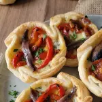 CANASTITA DE MORRON Y ANCHOA