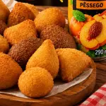 20 Salgados com 1 Del valle 290ml