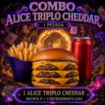 Combo Alice Triplo cheddar