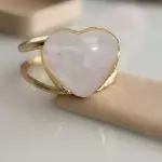 Pulsera corazón blanco