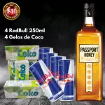 Combo Passport Honey com RedBull