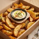 PAPAS RUSTICAS SALSA ALIOLI