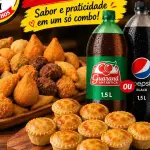 20 Salgados + 10 Empadas + Refr 1,5L