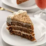 Cake Zanahoria yogurt y queso crema