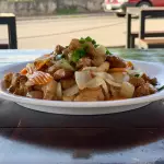 Pollo en salsa de piña