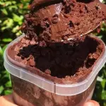 Bolo de pote de chocolate