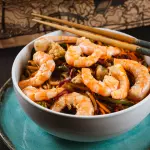 Yakisoba de Camarão