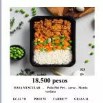Masa muscular Pollo Piri Piri