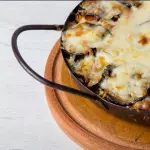 Lasagna vegetariana de estación.