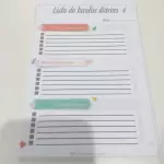 Bloco - Lista de tarefas diárias