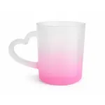 Vaso opalizado oreja corazón