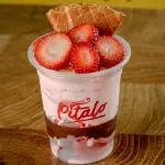 Malteada de fresa