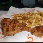 Muslo a la broaster