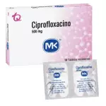 CIPROFLOXACINO 500MG CAJA X 10 TAB