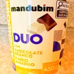 chocolate branco e meio armargo 450g