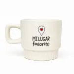 Vaso medio rayitas mate amor