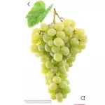 frutas pagas.  uva verde