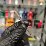 Piteira de Vidro Meleca Prata R 4mm