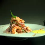 Ceviche Mixto Salmón y camarón
