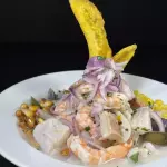 Ceviche de mariscos.