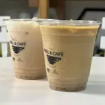 Dirty chai latte frío
