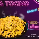 NACHOS TOCINO CON QUESO CHEDDAR