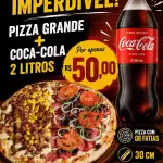 Pizza Grande com Coca 02 liitros