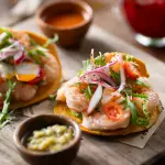 Tostadas de camaron