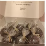 CAJA DE 10 ESFERAS DE CHOCOLATE