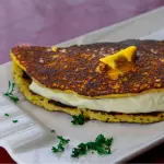 Cachapa mediana con queso