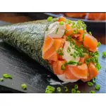 Temaki Salmão em cubo