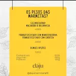 Peso médio das marmitas