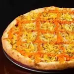 pizza de frango com chedar