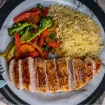 Pechuga a la plancha con verduras