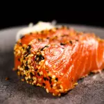 Sashimi de Salmão Crosta (03un)