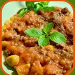 Nhoque de Cabotiá à Bolonhesa