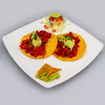 TOSTITACOS DE CHORIZO  (2 tacos)