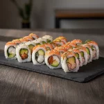 Arma tu roll : 2 pescados 2 verduras