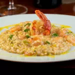 Risoto de camarón