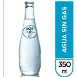 Agua botella de vidrio