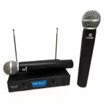 MICROFONE S/ FIO DUPLO VHF MC808