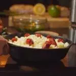 QUESO FUNDIDO CON CHISTORRA