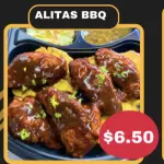 Alitas en salsa Bbq